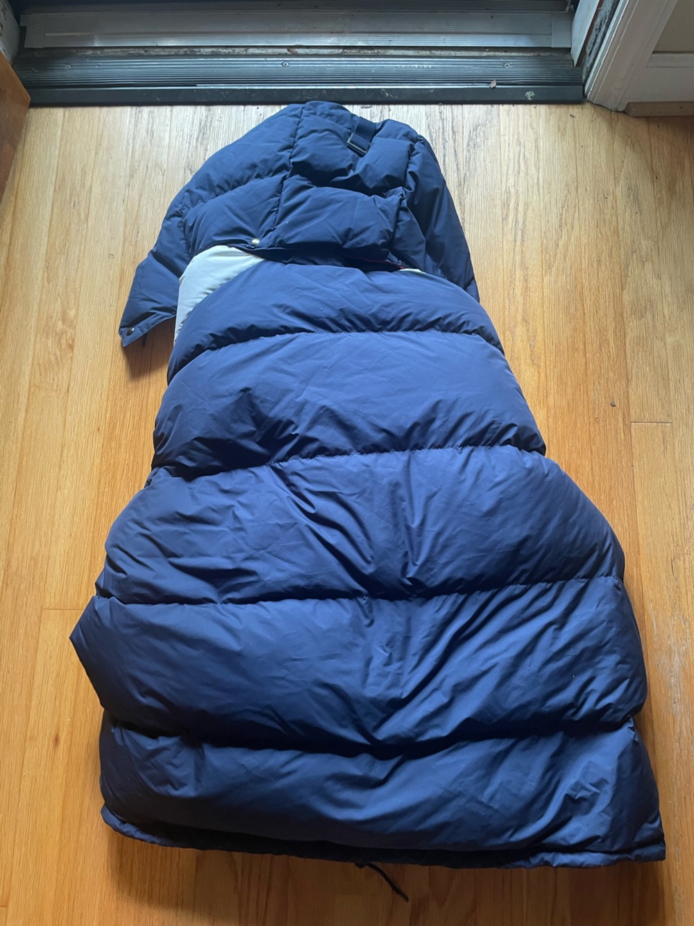 NWT Polo Ralph Lauren Navy Puffer Jacket #18 with removable hood men’s 3X Big - Picture 10 of 11